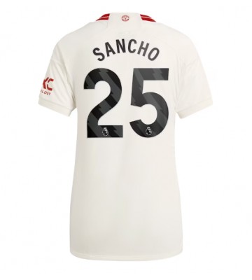 Manchester United Jadon Sancho #25 Tredje trøje Dame 2023-24 Kort ærmer